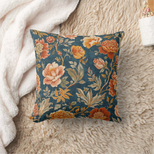 Coussin William Morris souci floral vintage 