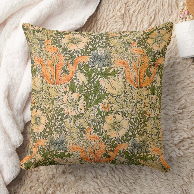 Coussin William Morris Spring Compton Flower Festival (Couverture)