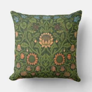Coussin William Morris Violet et Columbine Art Rug