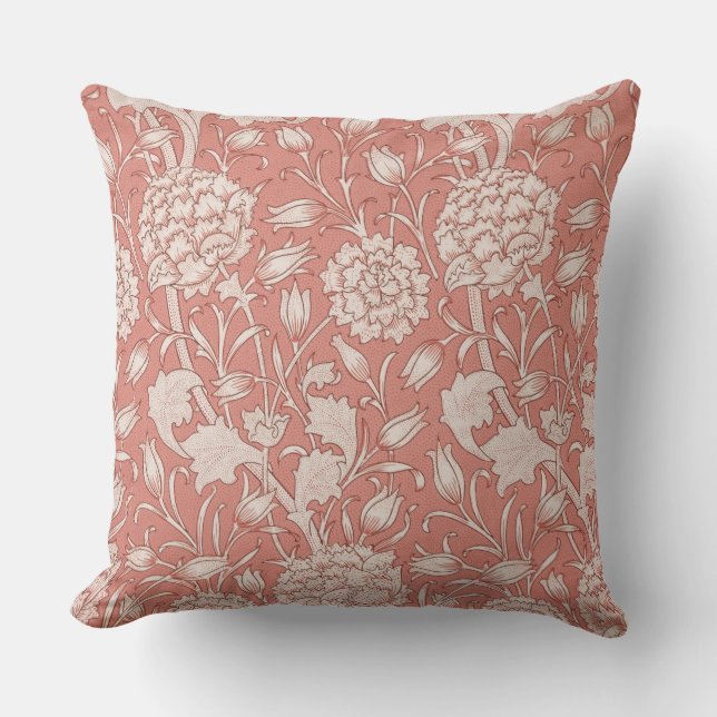 Coussin William Morris Wild Tulip Classique Conception Vic (Recto)