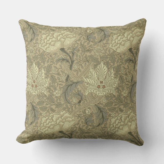 Coussin William Morris Windrush Motif de fond d'écran (Recto)