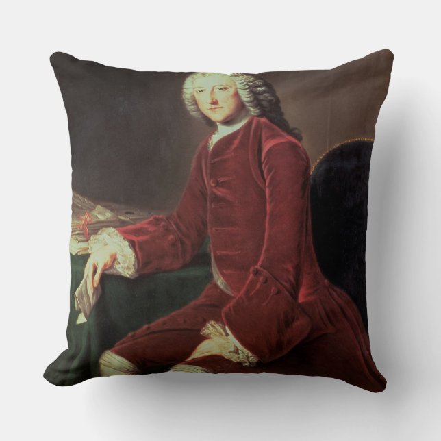 Coussin William Pitt le "aîné", plus tard ęr comte de (Recto)
