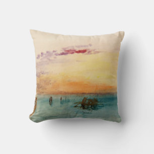 Coussin William Turner - Le lagon près de Venise au couche