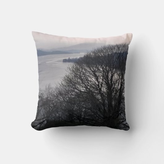 Coussin Windermere en hiver - Lake District Cushion (Recto)