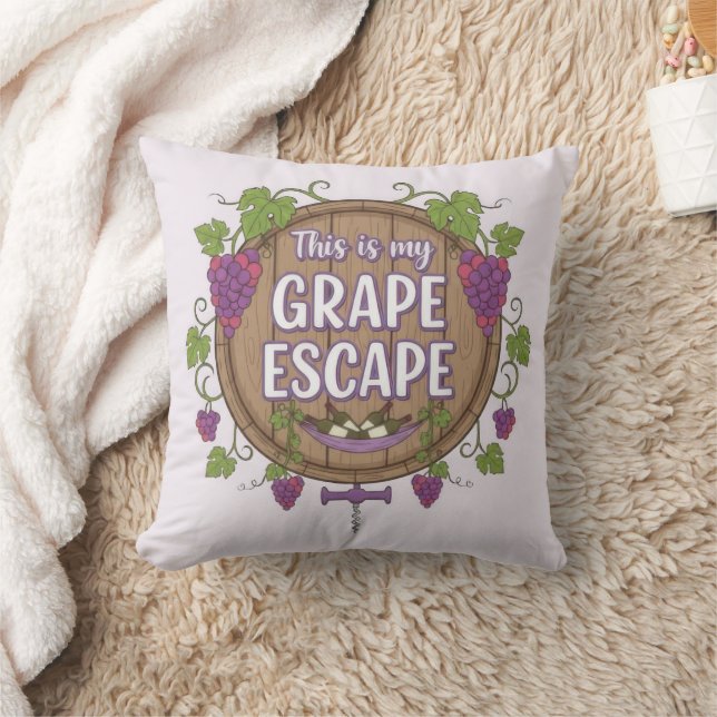 Coussin Wine Time (Couverture)