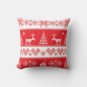 Coussin Winter Wonderland : Conception Vintage et transpar