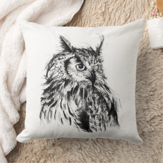 Coussin Wisdom Owl