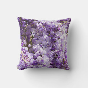 Coussin Wisteria Violet Floral Blossom Tree Violet
