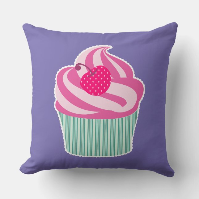 Coussin WIth Polka Dot Cherry (Recto)