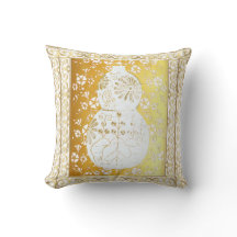 Wo lou feng shui gourd Throw Pillow