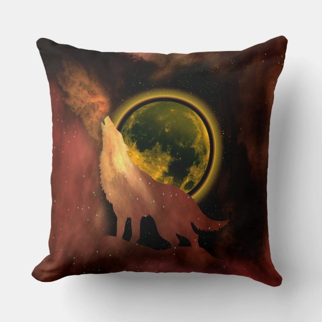 COUSSIN WOLF HOLING DANS LA GALAXIE DE LA LUNE SPATIALE (Recto)