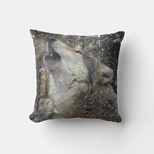 Coussin Wolf Song - Pastel (Recto)