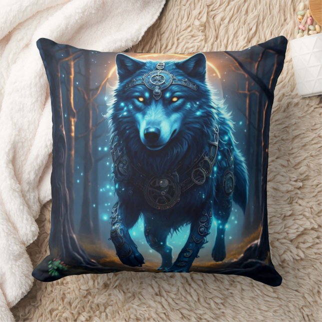 Coussin Wolf Steampunk (Couverture)