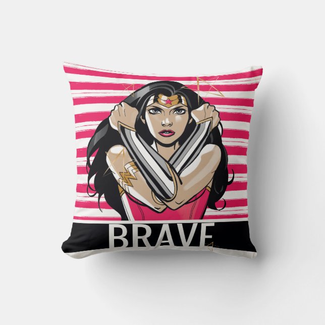 Coussin Wonder Woman Defender - Modèle (Recto)