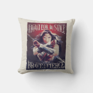 Coussin Wonder Woman Lutte Pour La Justice