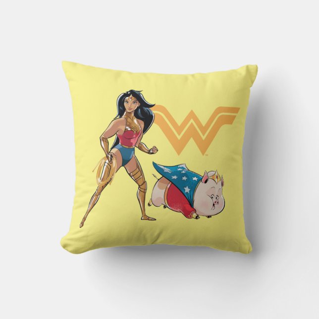 Coussin Wonder Woman & PB (Recto)