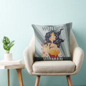 Coussin Wonder Woman Profil rétrospectif Sunburst (Chaise)