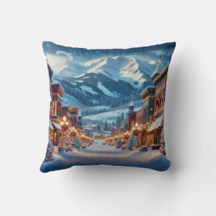 Coussin Wonderland d'hiver en Crested Butte, Colorado