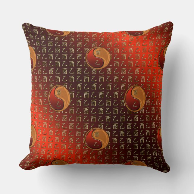 Coussin Wood Rooster (Recto)