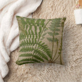 Coussin woodland foliage french botanical (Couverture)