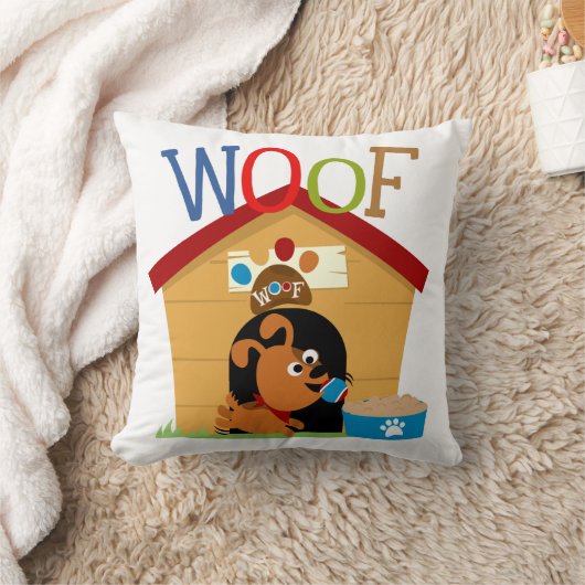 Coussin Woof Dog (Couverture)