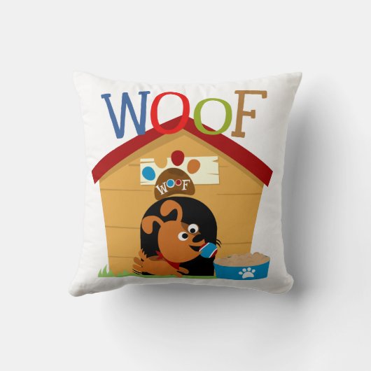 Coussin Woof Dog (Verso)