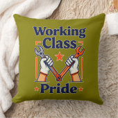 Coussin Working Class Pride Tools and Strength Design (Couverture)