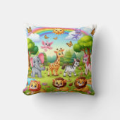 Coussin World of Wonder : Animaux sauvages Jetez l'oreille (Recto)