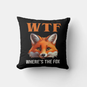 Coussin WTF - Où est le Fox