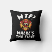 Coussin WTF Où est le pompier ? (Verso)