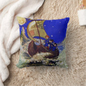 Coussin Wynken Blynken et enfants de signe d'assentiment (Couverture)