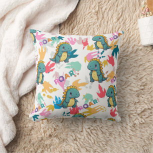 Coussin Xenotarsosaurus Dinosaur Baby Kawaii