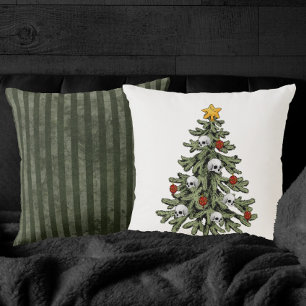 Coussin XMAS déplaisant   Un Arbre De Noël Très Gothique