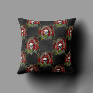 Coussin XMAS déplaisant Un Arbre De Noël Très Gothique