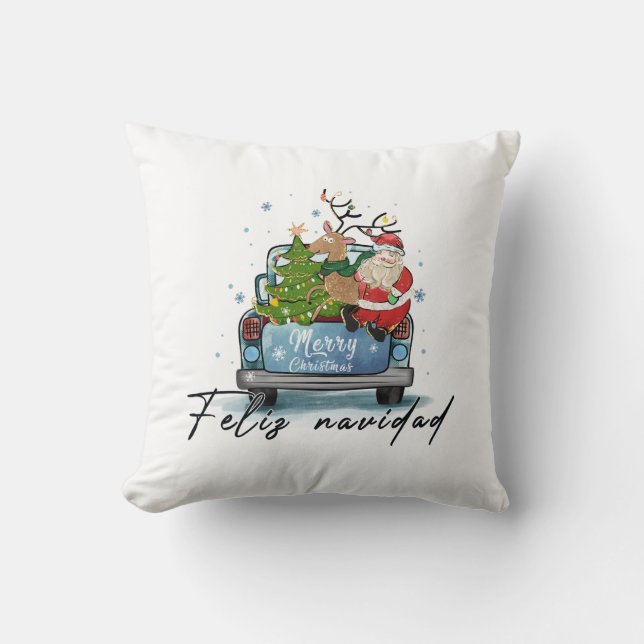 Coussin Xmas Gift Merry Christmas (Recto)