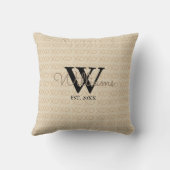 Coussin XOXO Monogramme (Verso)