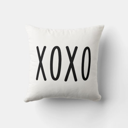Coussin XOXO Saint-Valentin (Verso)