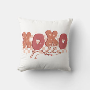 Coussin XOXO Y'all Saint-Valentin