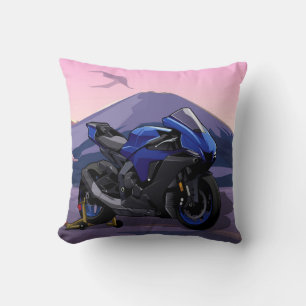 Coussin Yamaha R1 in the mountains