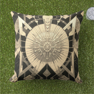 Coussin Yantra focale Polyester extérieur 51 x 51 cm Jeu