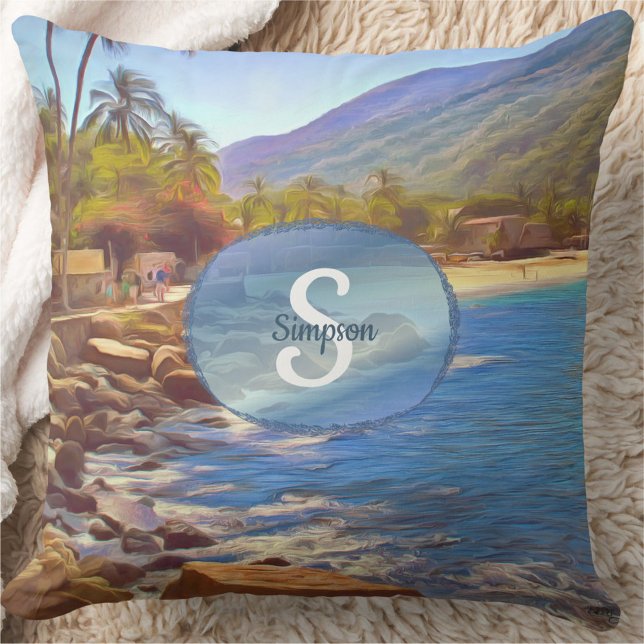 Coussin Yelapa Beach 761 (Créateur téléchargé)