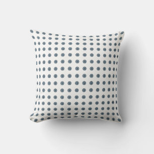 Coussin Yeux à points bleu d'Halloween