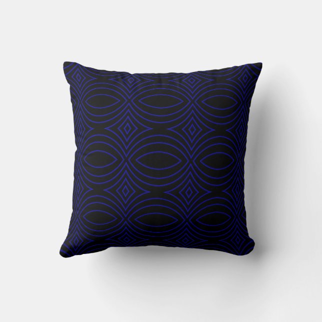 Coussin Yeux de diamant Art abstrait Pop moderne (Verso)