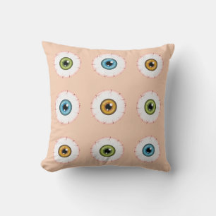 Coussin Yeux de Halloween Yeux Injectés de Sang Yeux Color