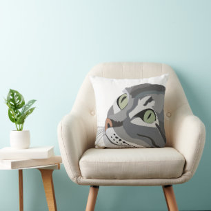 Coussin Yeux félins de chat