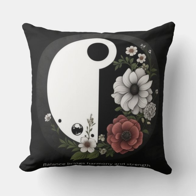 Coussin Yin et Yang (Recto)
