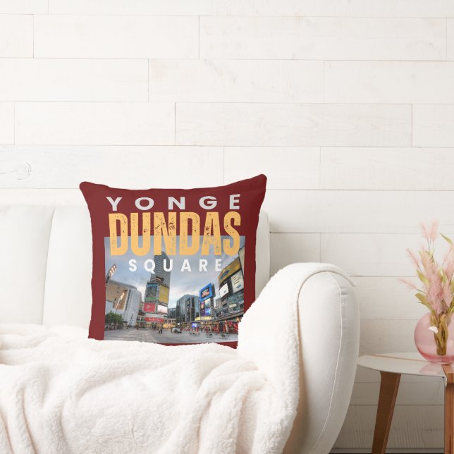 Coussin Yonge-Dundas Carré Toronto (Canapé)