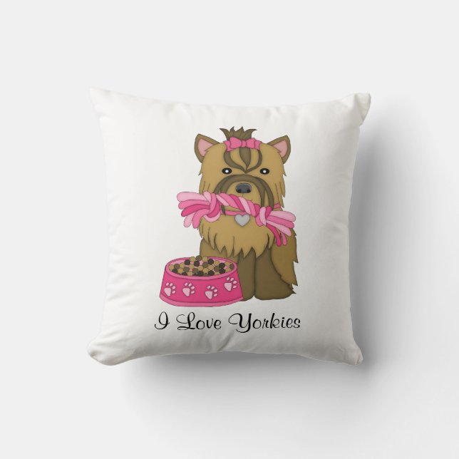 Coussin Yorkie (Recto)