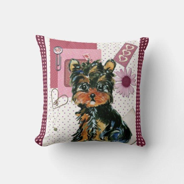 COUSSIN YORKIE DE LA SAINT-VALENTIN (Recto)