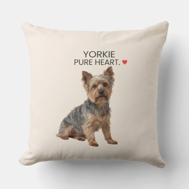 Coussin Yorkie Pure Heart (Recto)